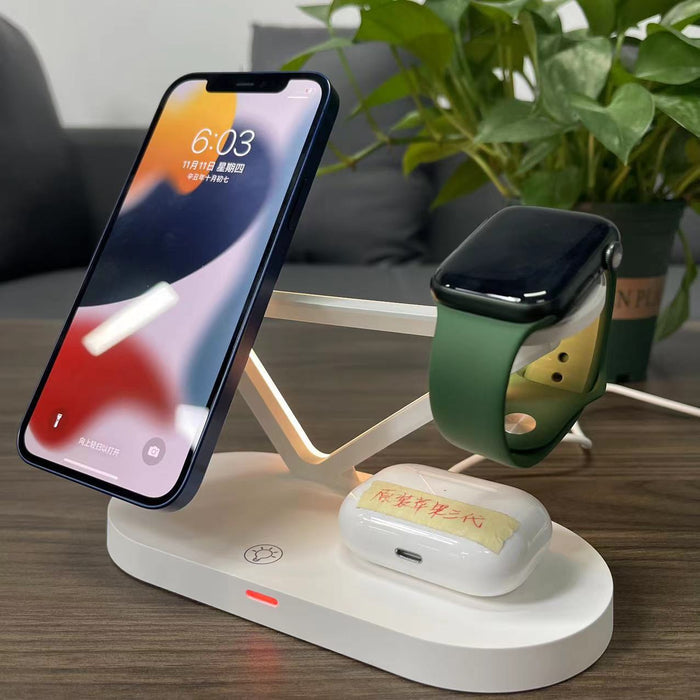 15W five-in-one Magnetic Wireless Charger for Apple iPhone13/12 Magnetic Watch S7airpods - Livefree