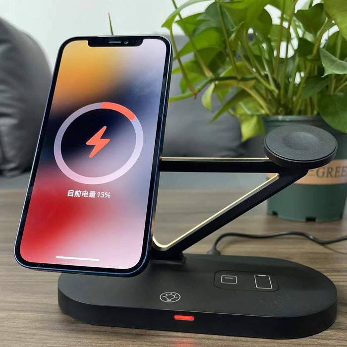15W five-in-one Magnetic Wireless Charger for Apple iPhone13/12 Magnetic Watch S7airpods - Livefree