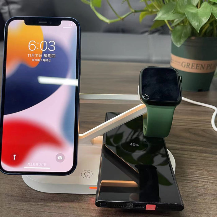15W five-in-one Magnetic Wireless Charger for Apple iPhone13/12 Magnetic Watch S7airpods - Livefree