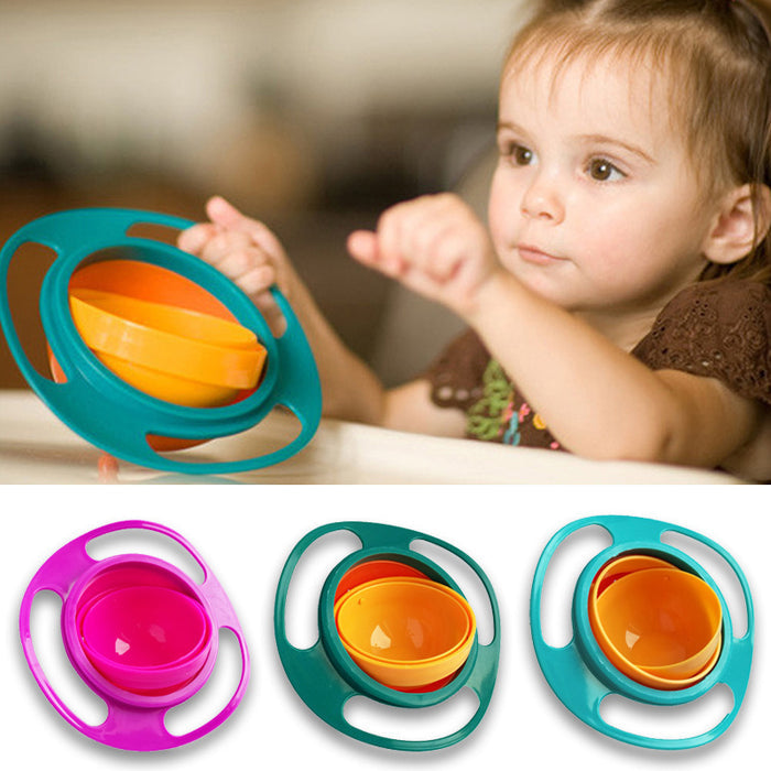 360 Rotate Universal Spill-proof Bowl Dishes - Livefree