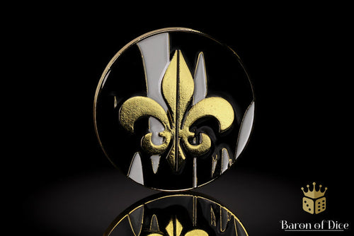 40mm Baron's Coin™ | Fleur De Lis | Heritage