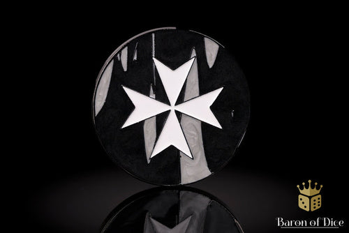 40mm Baron's Coin™ | Knights Templar | Black