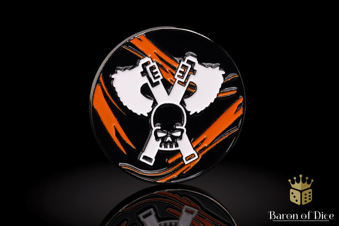 40mm Baron's Coin™ | Skull Grinders | Black Lava