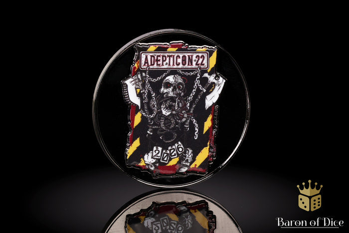 Adepticon 2026 | Metal Combat Gauge | Baron Coin™ Compatible