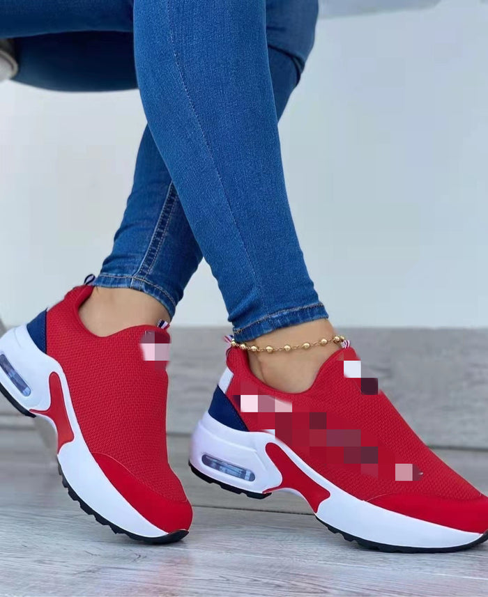 Air Cushion Lazy Dad Shoes Slip-on Sneakers For Women - Livefree