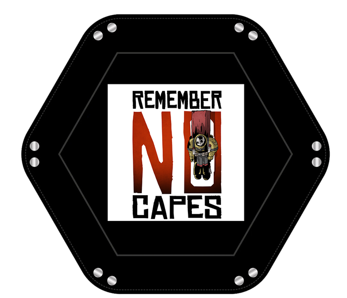 All Heroes Wear Capes | Premium Dice Tray
