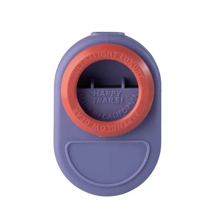 Alpenblow Lux Micro Inflator – top view with red inflate port ring