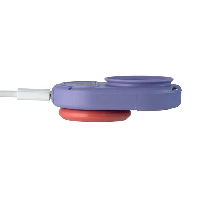 Alpenblow Lux Micro Inflator – side profile with USB-C cable connected