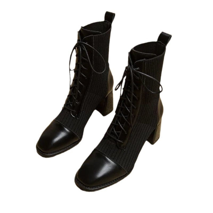 Ankle Boots Autumn And Winter Women's Shoes Single Boots High Heel Martin Boots - Livefree