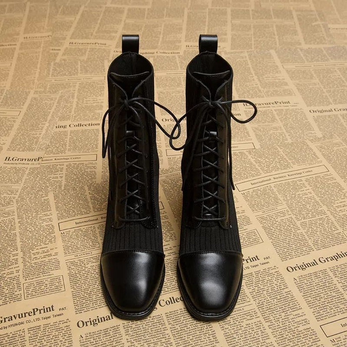Ankle Boots Autumn And Winter Women's Shoes Single Boots High Heel Martin Boots - Livefree