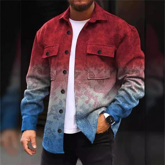 Autumn And Winter Long Sleeve Pocket Men's Shirt - Livefree