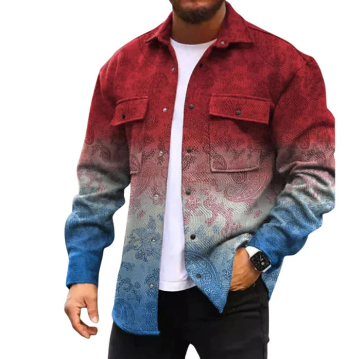 Autumn And Winter Long Sleeve Pocket Men's Shirt - Livefree