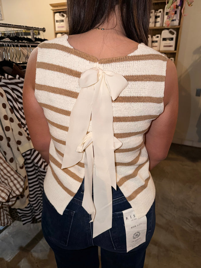 Back Tie Sweater