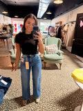 Back To School Medium Wash Hem Jean