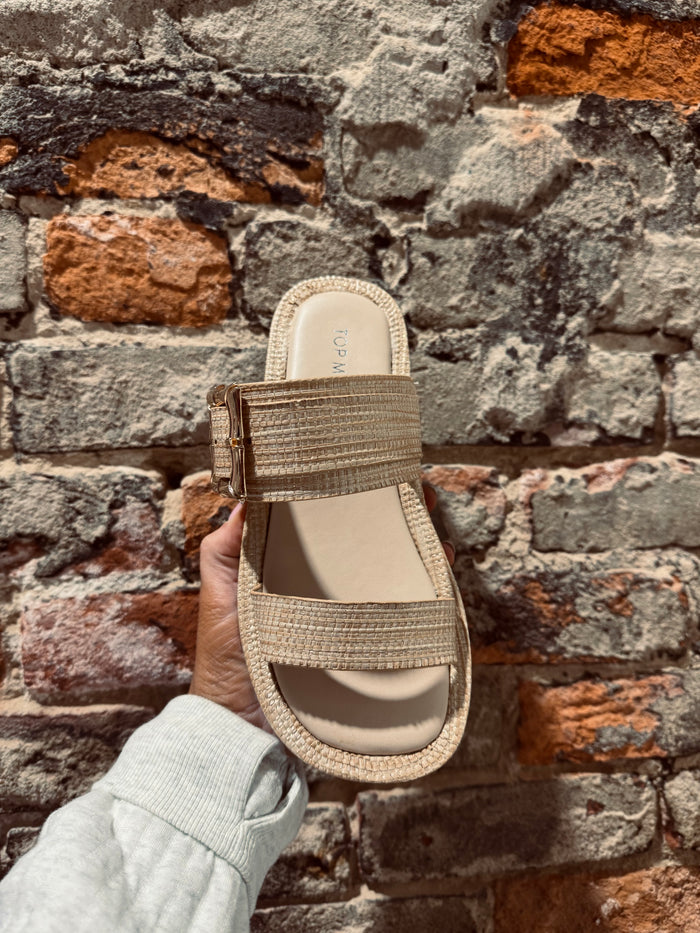 Bamboo Buckle Sandal