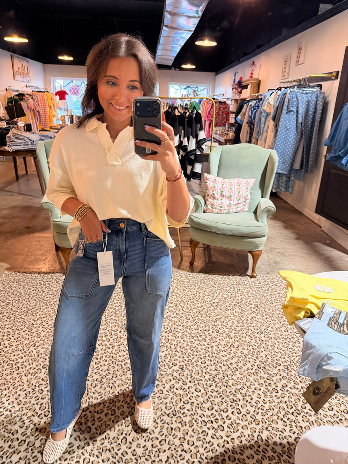 Barrel Patch Pocket Jean