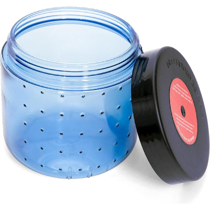 BearVault BV450-Jaunt food canister with screw-on lid removed – angled view
