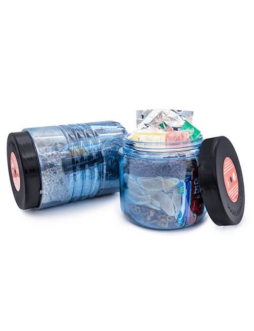 BearVault BV475-Trek canister with pack strap guides – studio view