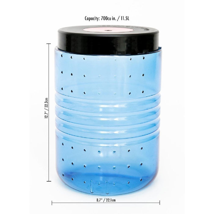 BearVault BV500-Journey food canister dimensions diagram – height and diameter