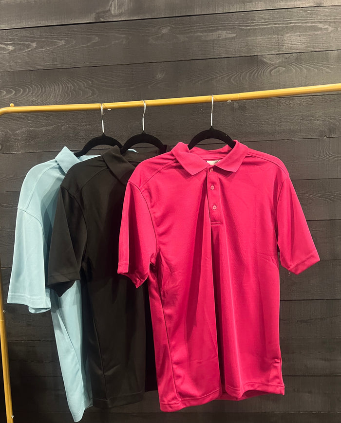 Black Eco Performance Men’s Polo