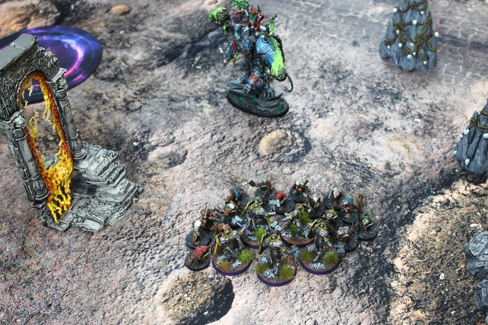 Blasted Battlefield | Neoprene Battle Mat with Bag | Baron of Dice
