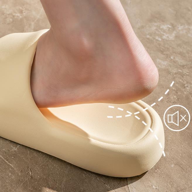Bread Shoes Home Slippers Non-slip Indoor Bathroom Slippers - Livefree