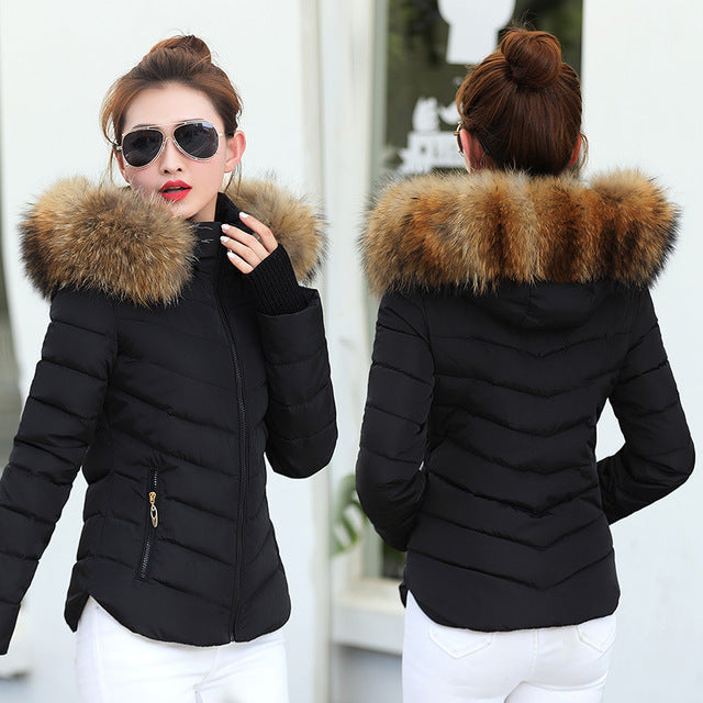 Brown Women'S Parka Jacket Winter Jacket Womens Parkas - Livefree