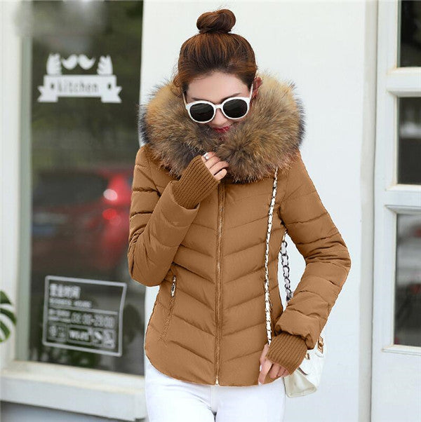Brown Women'S Parka Jacket Winter Jacket Womens Parkas - Livefree