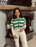 Button Down Lightweight Sweater Top