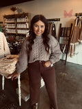 Cable Knit Chunky Sweater