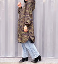 Camouflage waterproof jacket.