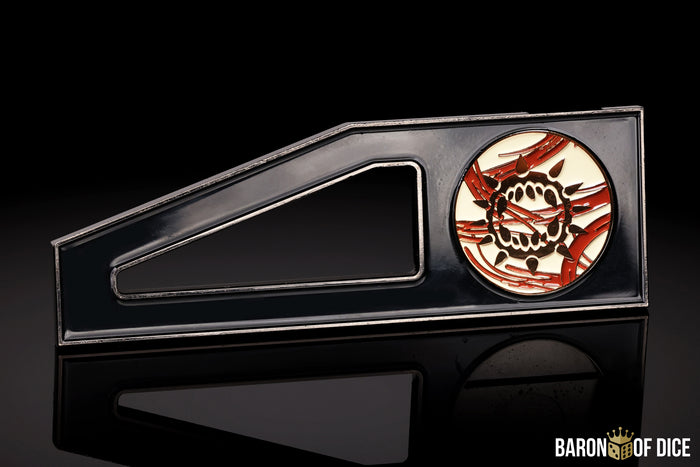 Carnage | White | Metal Combat Gauge | Baron Coin™ Compatible