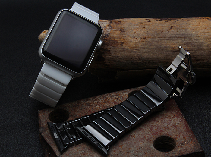 Ceramic Apple Watch Band - shop.livefree.co.uk
