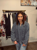 Chambray Denim Blouse