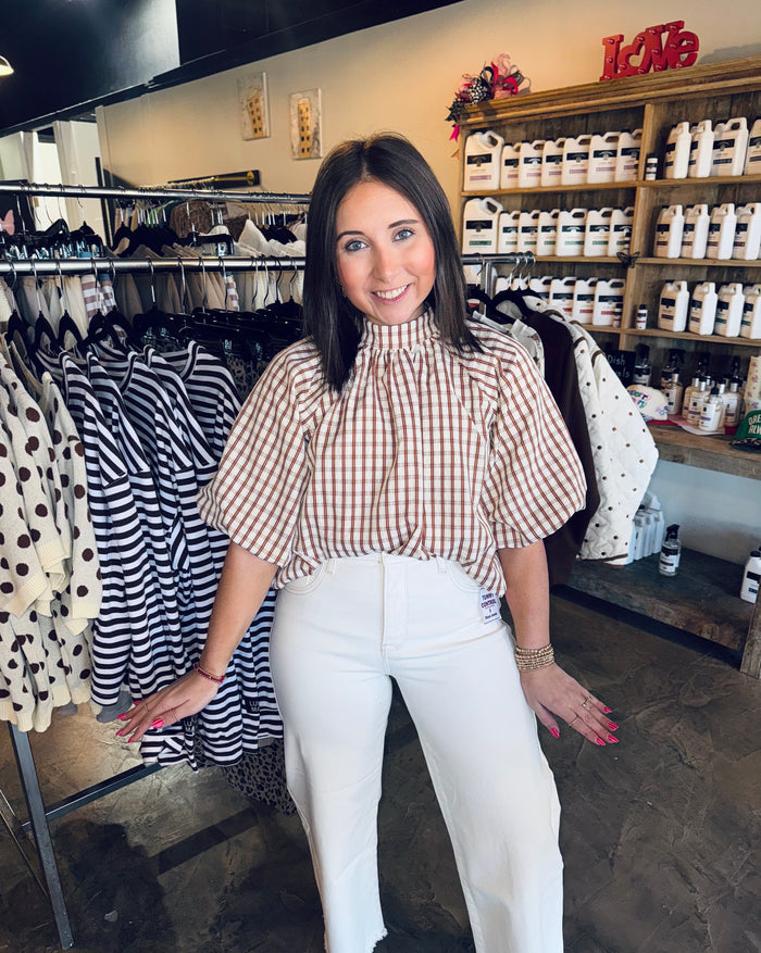 Checker Balloon Top