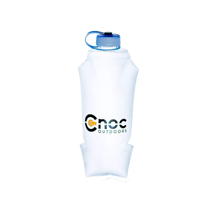 CNOC Hydriam Collapsible Flask in blue, compact size – studio view
