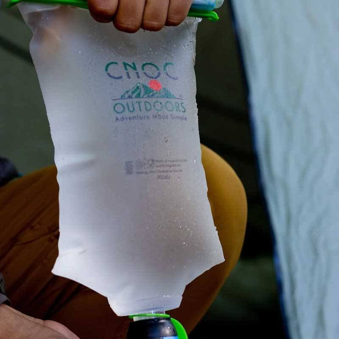 CNOC VectoX 2L Water Container held while collecting water
