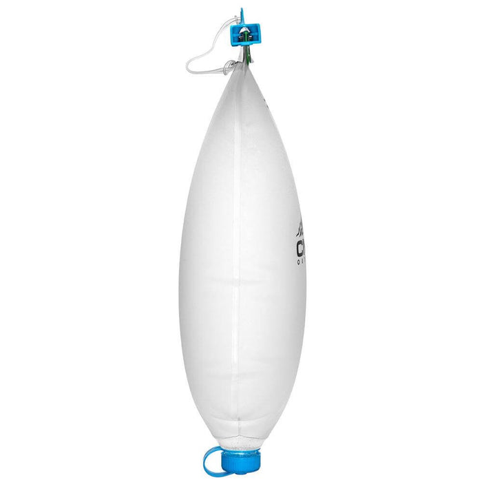 CNOC Vecto 2L Water Container rolled up, blue – studio view