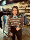 Collared Brown Sweater