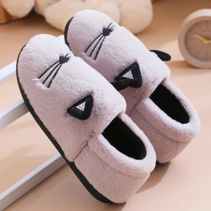 Couple Cute Cartoon Warm Postpartum Shoes For Women - Livefree