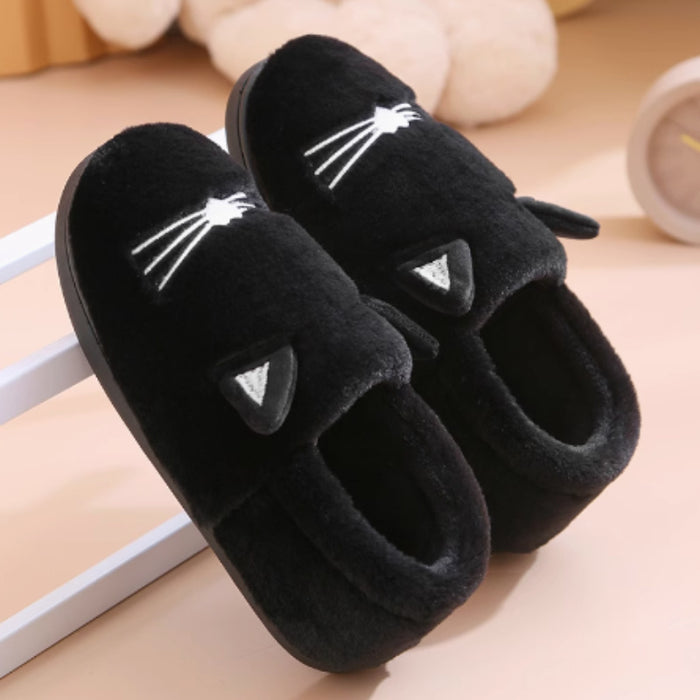 Couple Cute Cartoon Warm Postpartum Shoes For Women - Livefree