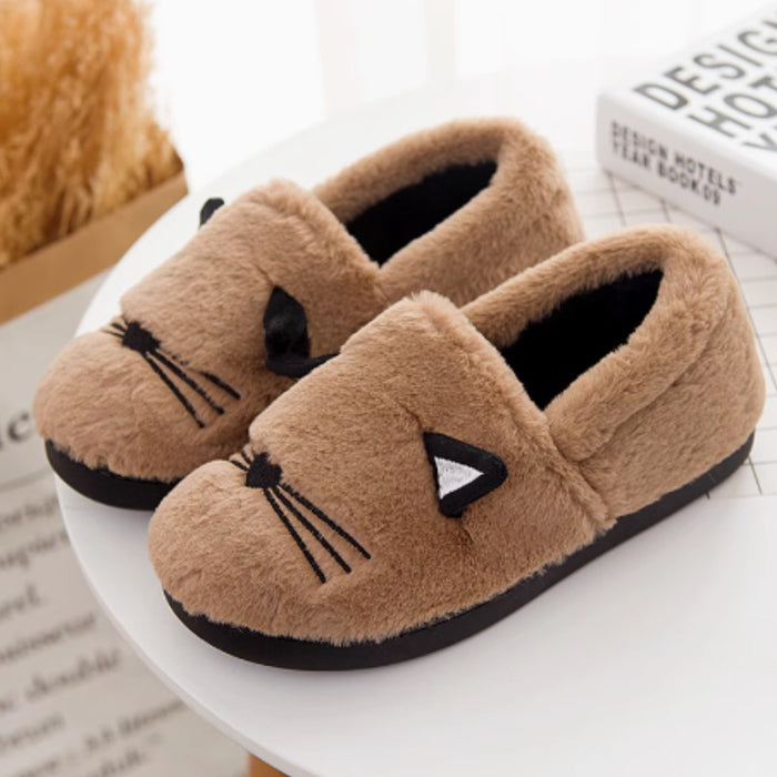 Couple Cute Cartoon Warm Postpartum Shoes For Women - Livefree