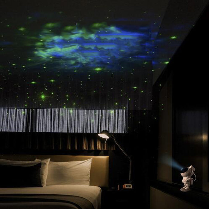 Creative Astronaut Galaxy Starry Sky Projector Nightlight USB Atmospher Bedroom Table Lamp - Livefree