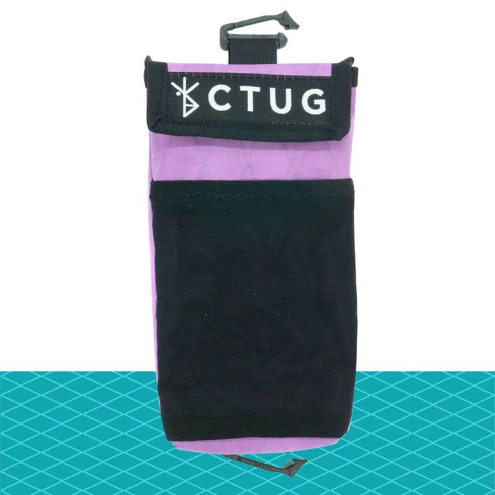 CTUG Shoulder Strap Phone Pocket in mulberry – studio view