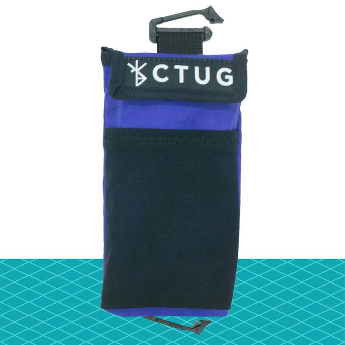 CTUG Shoulder Strap Phone Pocket in blue – studio view