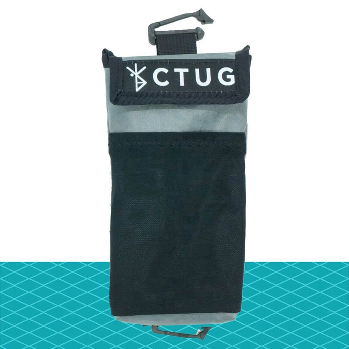 CTUG Shoulder Strap Phone Pocket in green – studio view