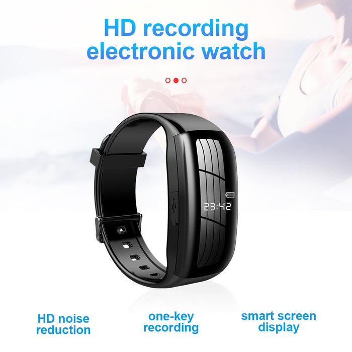 D5 One Touch Recording Pen Working Intelligent HD Noise Reduction Recording Bracelet - Livefree