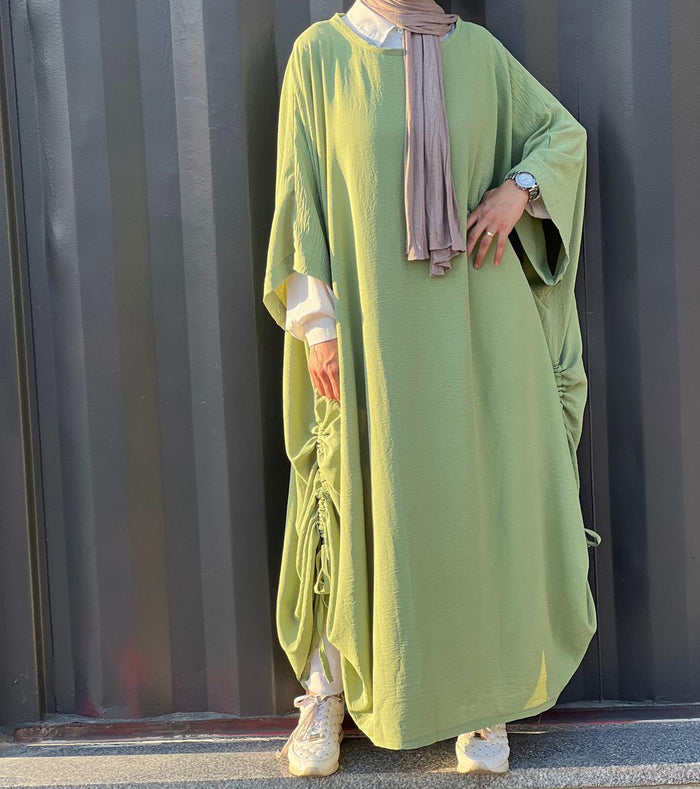 Drapped sides oversized dress - Livefree