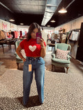 Dressy Ankle Wide Risen Jean