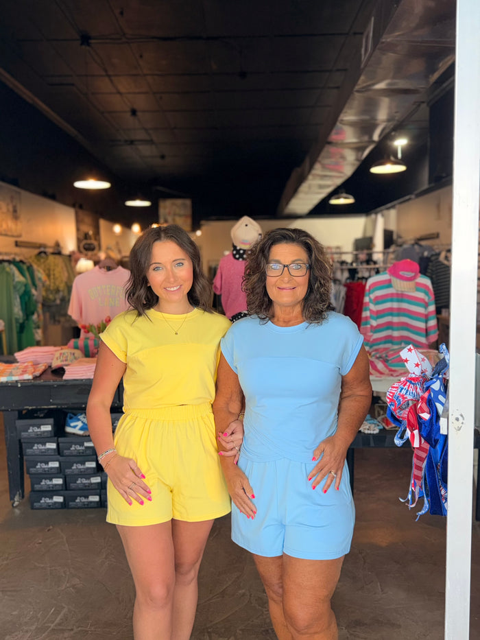 Dupe Crossover Short Set